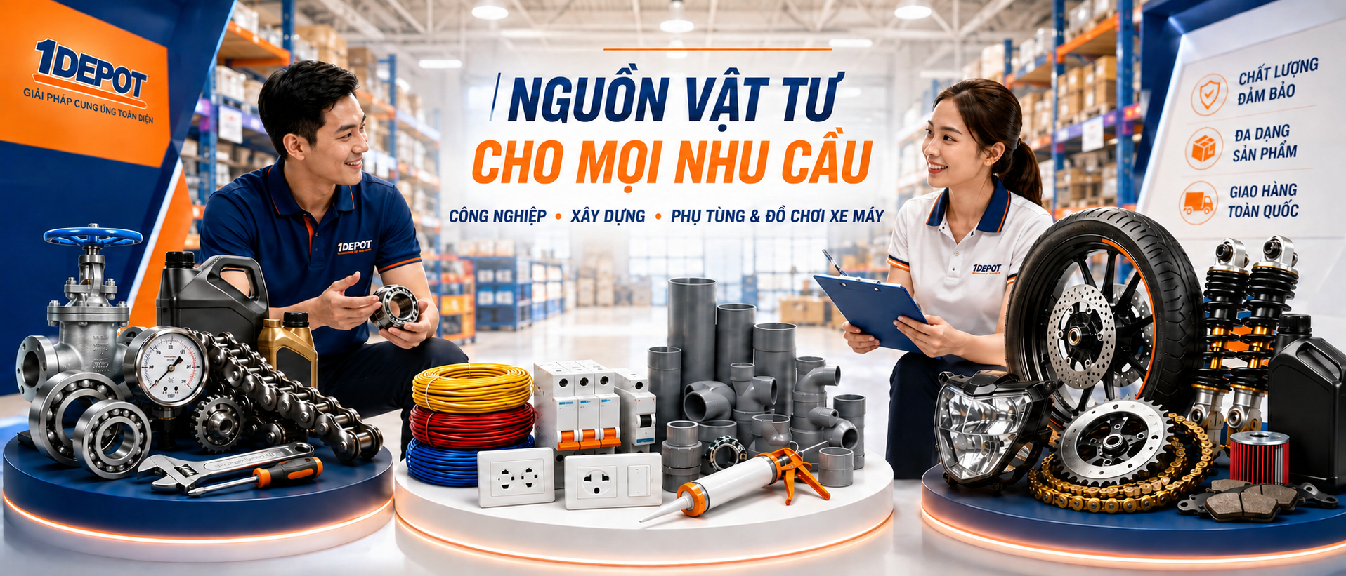Nguồn cung vật tư cho mọi nhu cầu